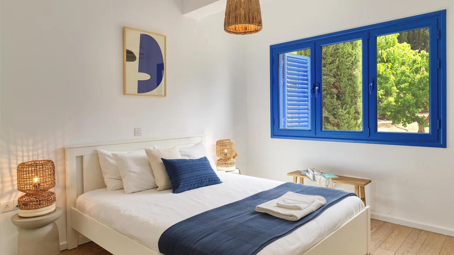 Orchard Villa - Newly Refreshed, Myconian Design Villa With Infinity Pool, Close To Profitis Elias And Located Five Minutes Away From The Heart Of פרוטאראס 0*,  קפריסין